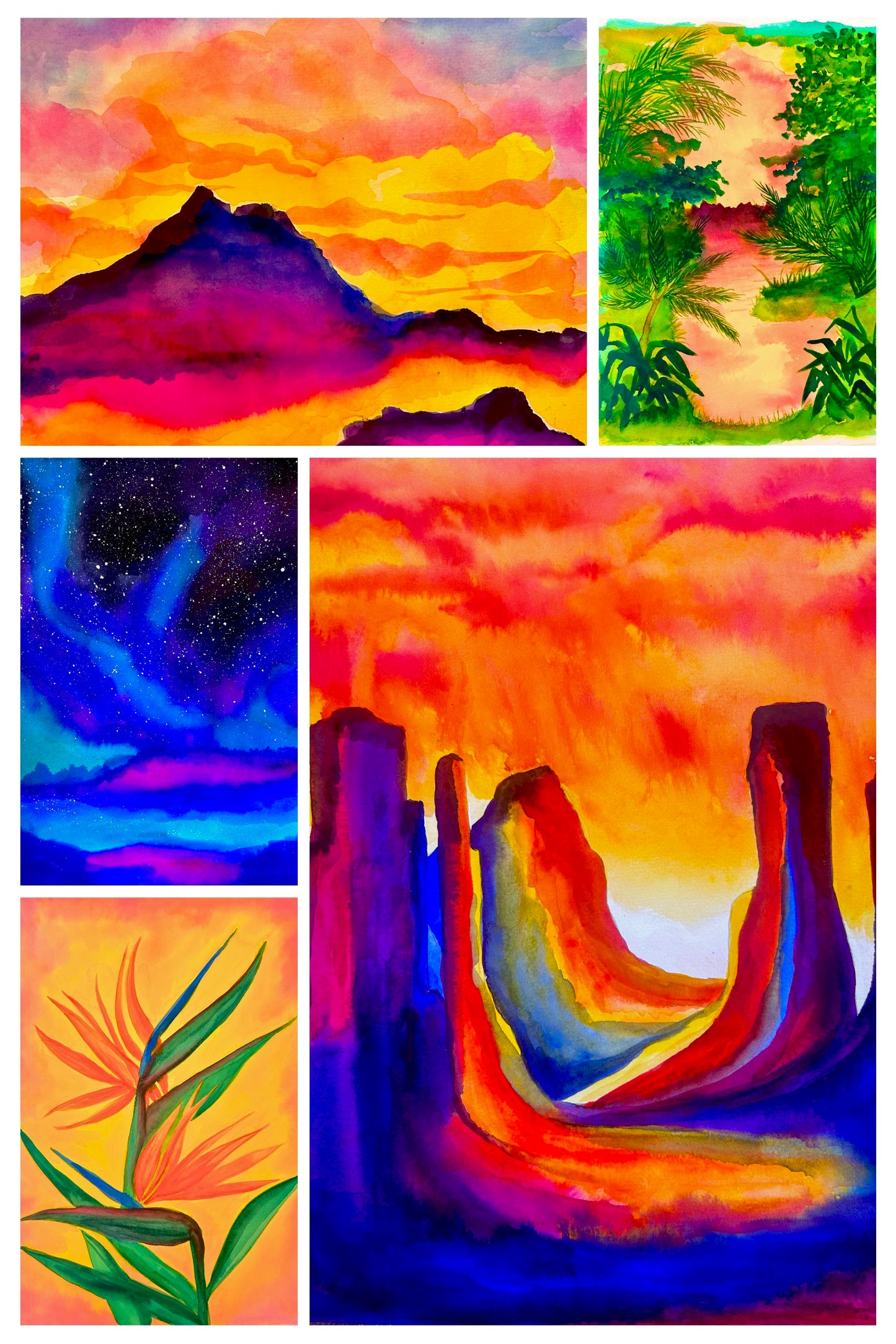 2025 Watercolor Art Calendar