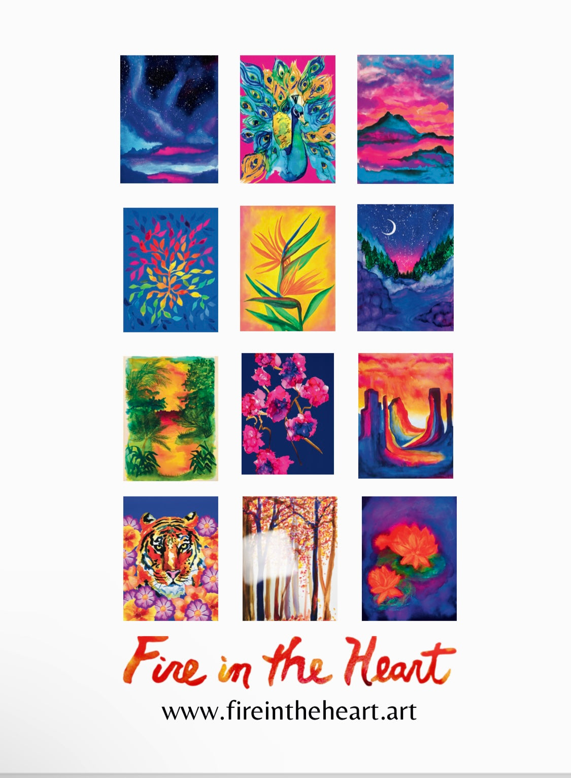 2025 Watercolor Art Calendar