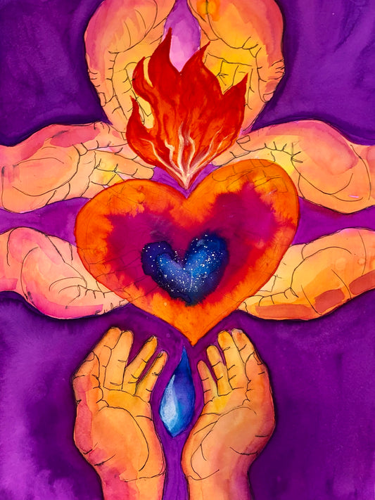 Fire in the Heart Art Print - Fire In the Heart