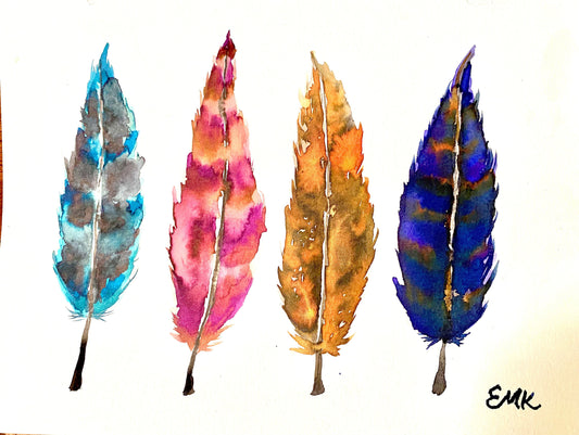 Leaf Art Print - Fire In the Heart